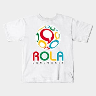 Rola Languages logo Kids T-Shirt